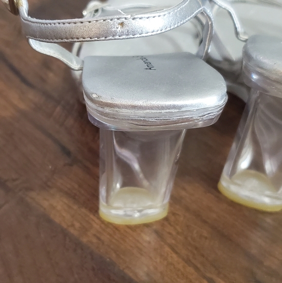 Amanda Smith clear wedge sandals size 6.5 - Picture 5 of 5